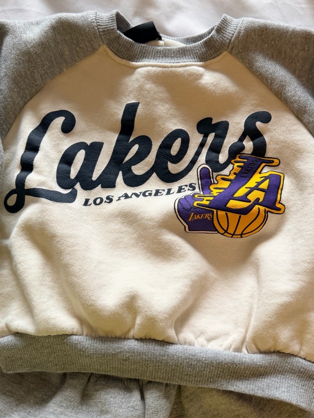 Zara Kids NBA Lakers Two Piece Sweat Set 3 Years - Picture 3 of 8